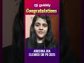 Congratulations Anushka |Cleared SBI PO 2025🎉#guidely #shorts #successstory #sbipo #ytviral #reel