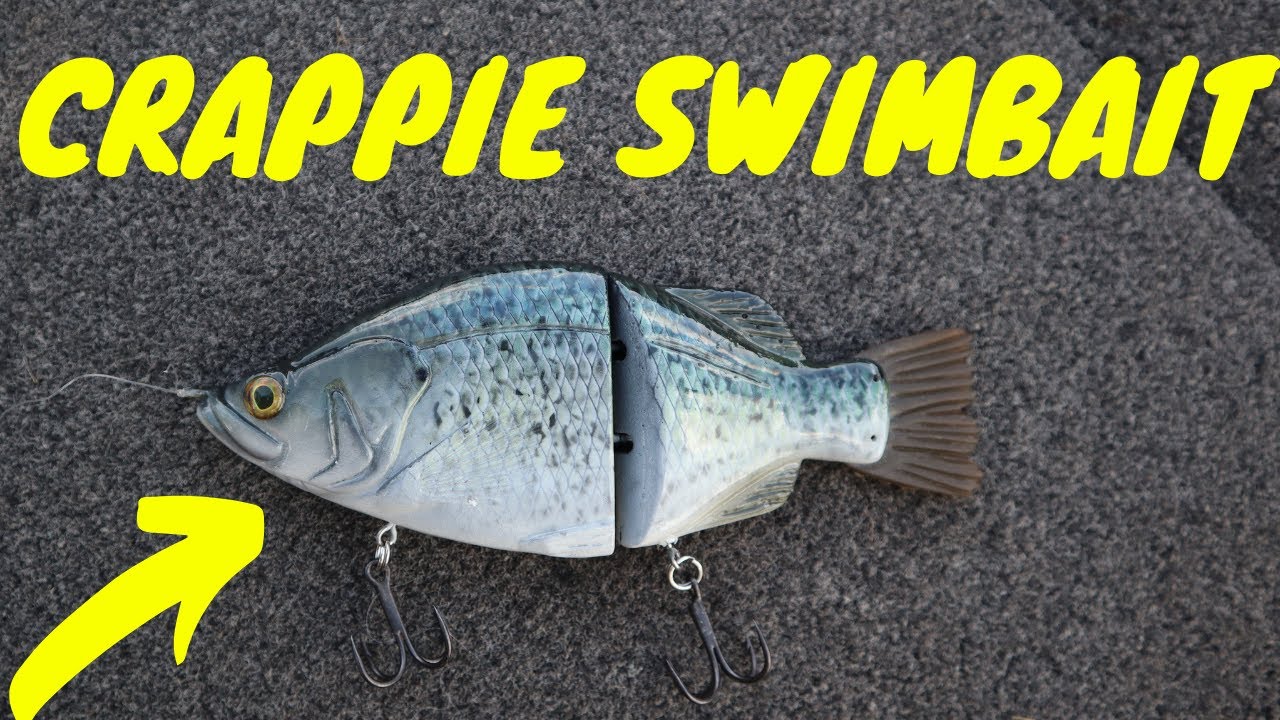 Fishing with ULTRA Realistic Crappie Swimbait (Livescope Bass