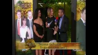 Edu Del Prado y Carolina Soto - alfombra roja "Secretos de familia"