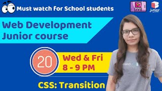 Web Development Course for School Students | Lesson #20 | Grade 5 - 10 | Coding Blocks Junior