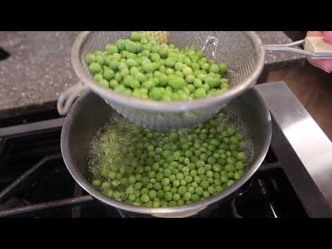 Preparing Peas Demonstration