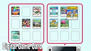 Nintendo Switch Virtual Game Card Reveal