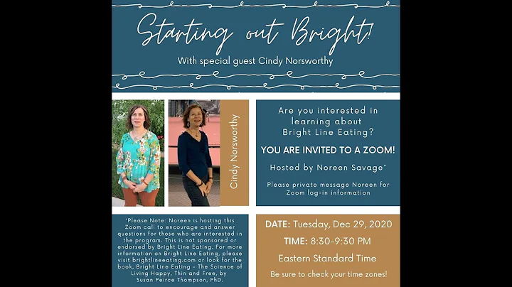 Starting Out Bright - hosted by Noreen Savage with...