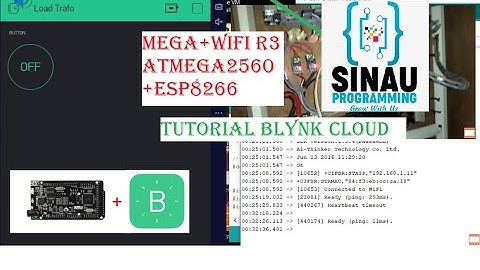 BLYNK ON MEGA+WiFi R3 ATmega2560+ESP8266