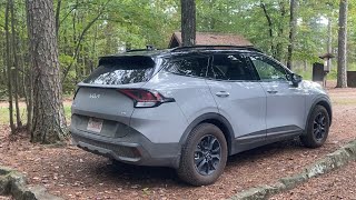 Kia Sportage Car Camping at Ozone Rec Area