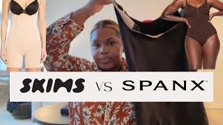 SKIMS VS SPANX| The BEST Plus Size Friendly Shapewear |Jordannelyse