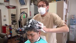 💈🇯🇵街を笑顔にする家族経営の床屋、藤が丘の「理容ファミリー」でカット、シャンプー、シェービング、フェイシャルマッサージ、耳かき