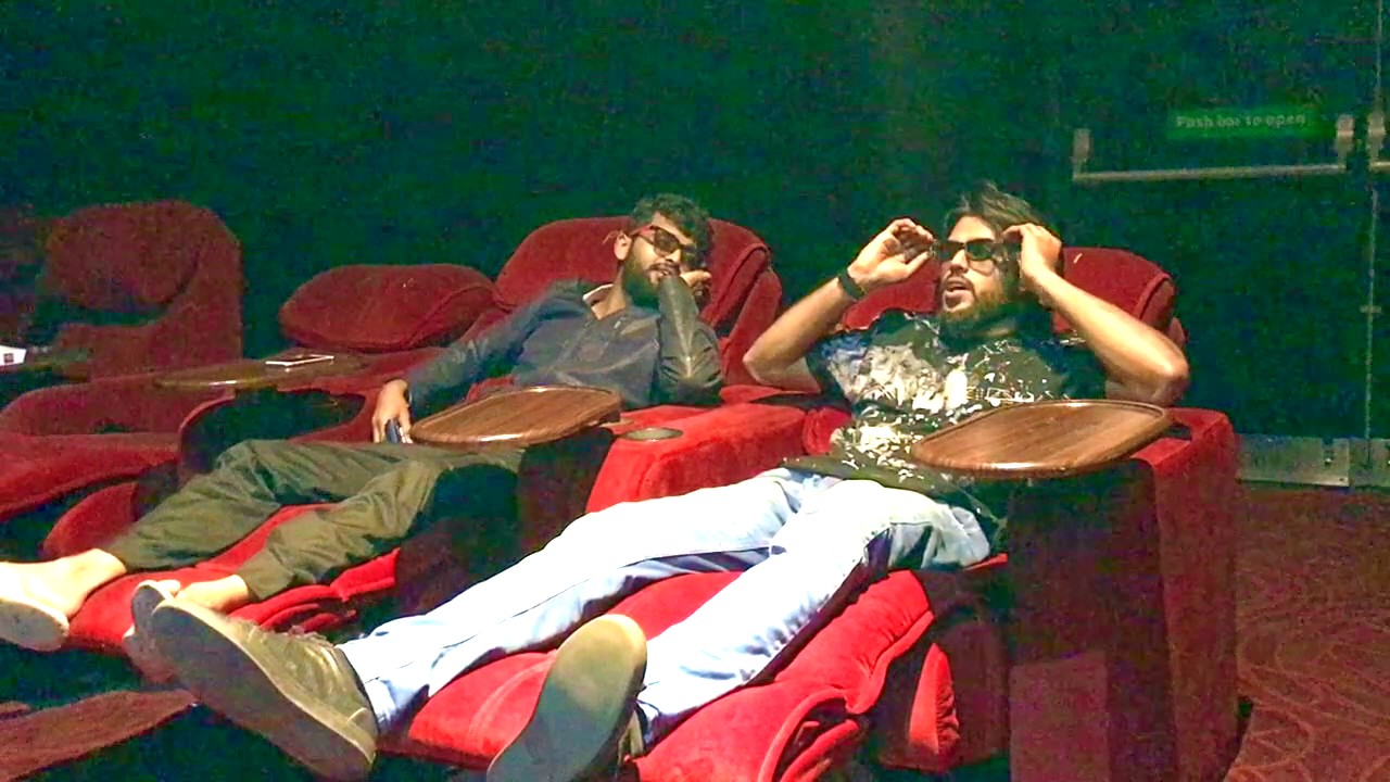 What happens when CHILLER DUDES go to PVR for first time.