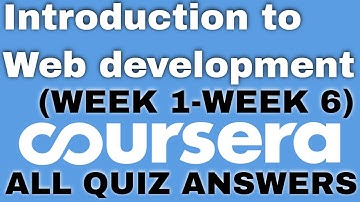 Introduction to Web Development coursera quiz answers |Introduction to Web Development coursera quiz