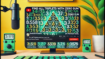Find All Triplets with Zero Sum || GFG POTD || Python