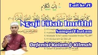 Ngaji Kitab Imrithi bait k-20