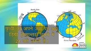 Why International Date Line Is Not A Straight Line? In Hindi