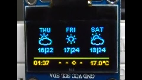 Implementing Weather Station by NodeMCU, OLED, Wunderground API, and Arduino IDE (200元WiFi氣溫預報錶)