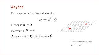 Non-Abelian Anyons & Topological Quantum Computation ESE 523