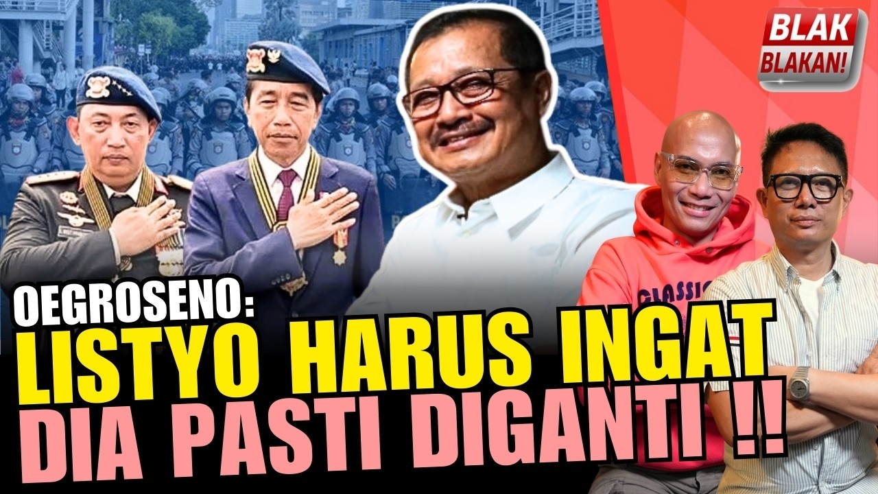 POLISI DIRUSAK PARAH DI ERA JOKOWI ⁉️ - Oegroseno (Blak-Blakan #118)