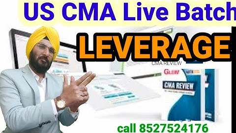 US CMA Part 2 study Unit 1 40 Leverage