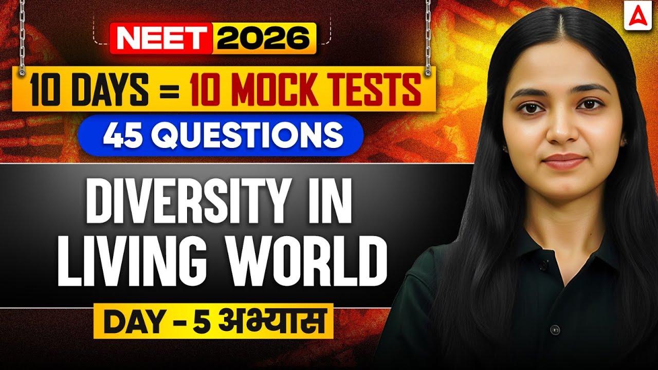 NEET 2026 Biology Mock Test | Diversity in Living World Class 11th ...
