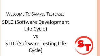SDLC vs STLC | Difference between SDLC and STLC
