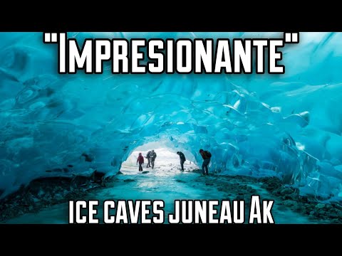 CUEVAS DE HIELO ~ Ice Caves Juneau AK "IMPRESIONANTES"