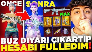 OYUNDA İLK❗ 50 SANDIKTAN BUZ DİYARI ÇIKARIP TAKİPÇİMİN HESABINI FULLEDİK❗ (BUGLU HESAP😲) PUBG Mobile