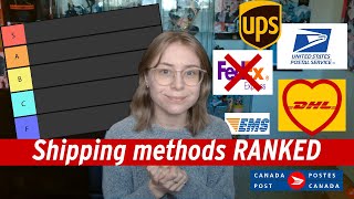 GWYN'S ULTIMATE SHIPPING METHOD TIERLIST // The best and worst shipping methods (from my experience)