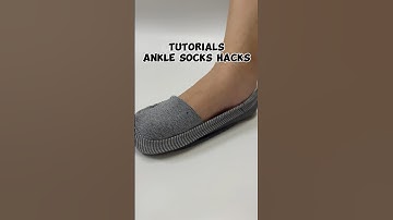 Ankle Socks Hacks! #lifehack #lifehacks #anklesocks #socks #stokin #tips #malaysia #cktshop #murah