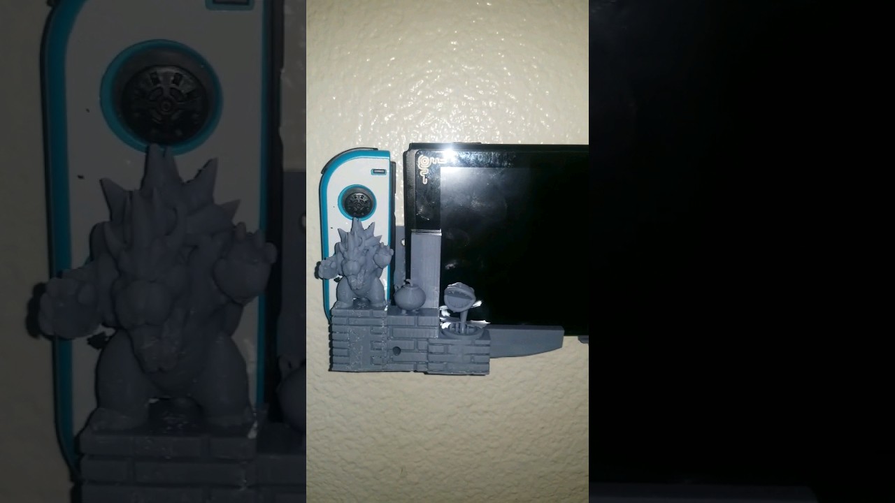 3D printed SUPER MARIO Nintendo Switch wall mount 