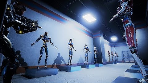 Robot Science Facility Time-lapse UE4 (Part 2)