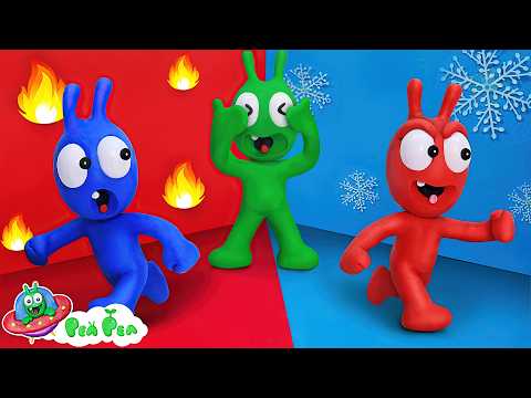 Pea Pea and Friends in Hide and Seek Challenge - Funny Adventure for kids