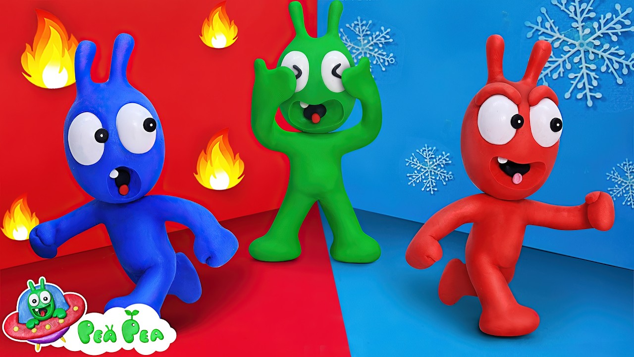 Pea Pea and Friends in Hide and Seek Challenge - Funny Adventure for kids