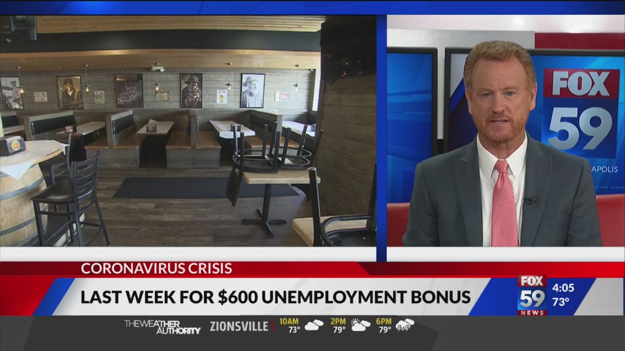 Last week for $600 unemployment bonus