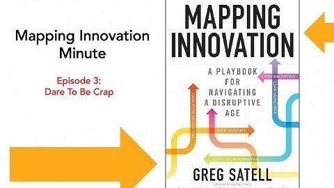 Dare To Be Crap | Mapping innovation Minute Episode 3