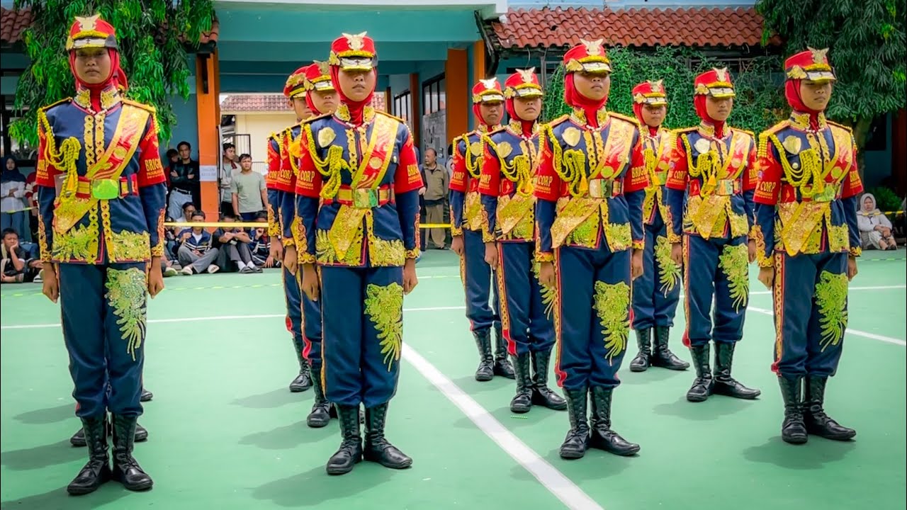 JUARA UTAMA 2 PASKIBRA SMPN 2 CIPUNAGARA SUBANG AT LBB PASUNDAN COMPETITION 1