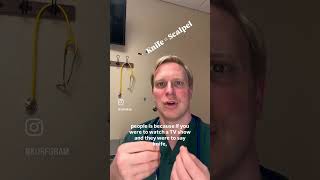 In the Operating  Room "Knife" = "Scalpel"