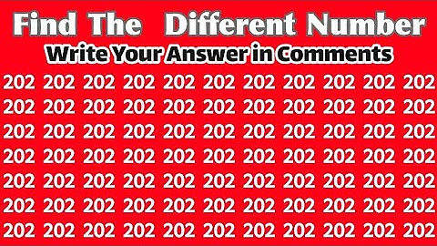 🔴 LIVE: Can You Find the Different Number? 👁️ Only Sharp Eyes Can Spot It!