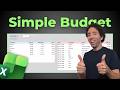 How to Make a Simple Budget in Excel (Quick & Easy)