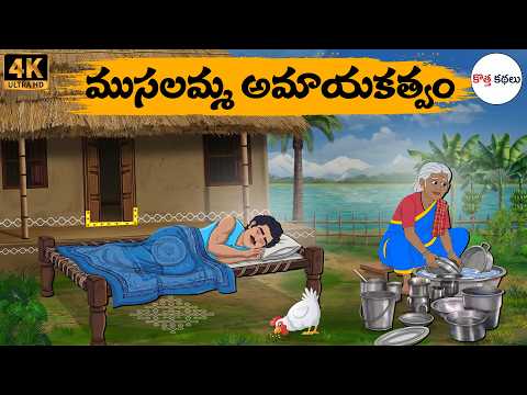Telugu Stories - ముసలమ్మ అమాయకత్వం - moral stories in telugu - Neethi kathalu - Kotha Kathalu