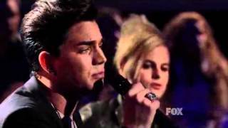 Adam Lambert singing AFTERMATH