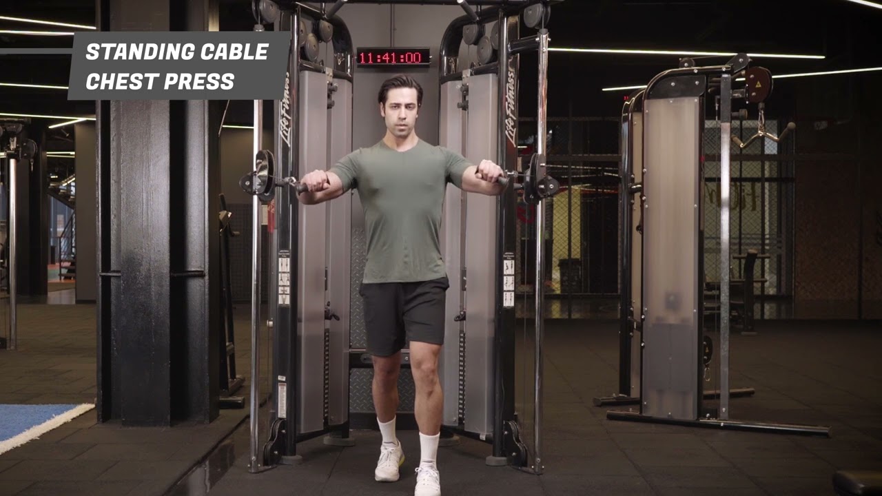 Standing Cable Chest Press Nasıl Yapılır? YouTube