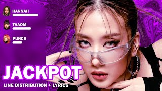 REVISED - 4EVE - JACKPOT [Line Distribution   Lyrics]