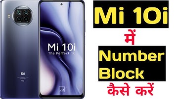 How to block any number in mi 10i|| how to add any number in blacklist on mi 10i ||