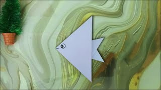 How To Make Easy Origami Paper Fish Origami Fish Make For Kids One