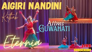 Aigiri Nandini ✨ | Kathak Duet Performance | Eternia | AIIMS Guwahati