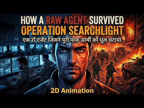 The RAW Agent Who Survived Operation Searchlight | 2D Animation