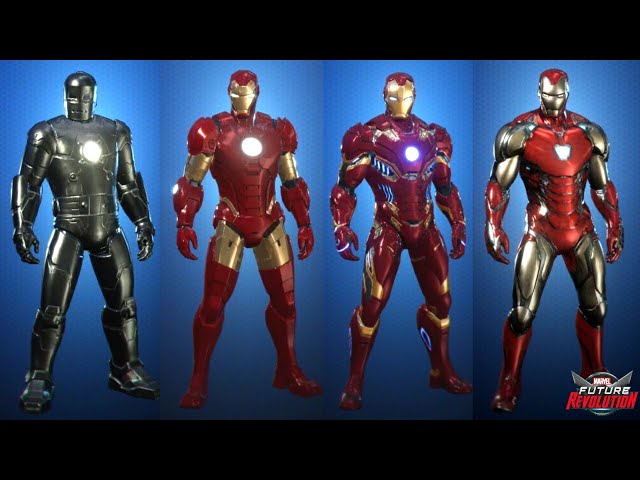 All Iron Man Armor Suit - Marvel Future Revolution - Youtube