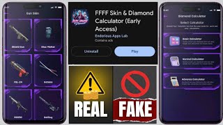 Ffff Skin And Diamond Calculator Real Or Fake - Ffff Skin And Diamond Calculator App - Ffff Skin App screenshot 2