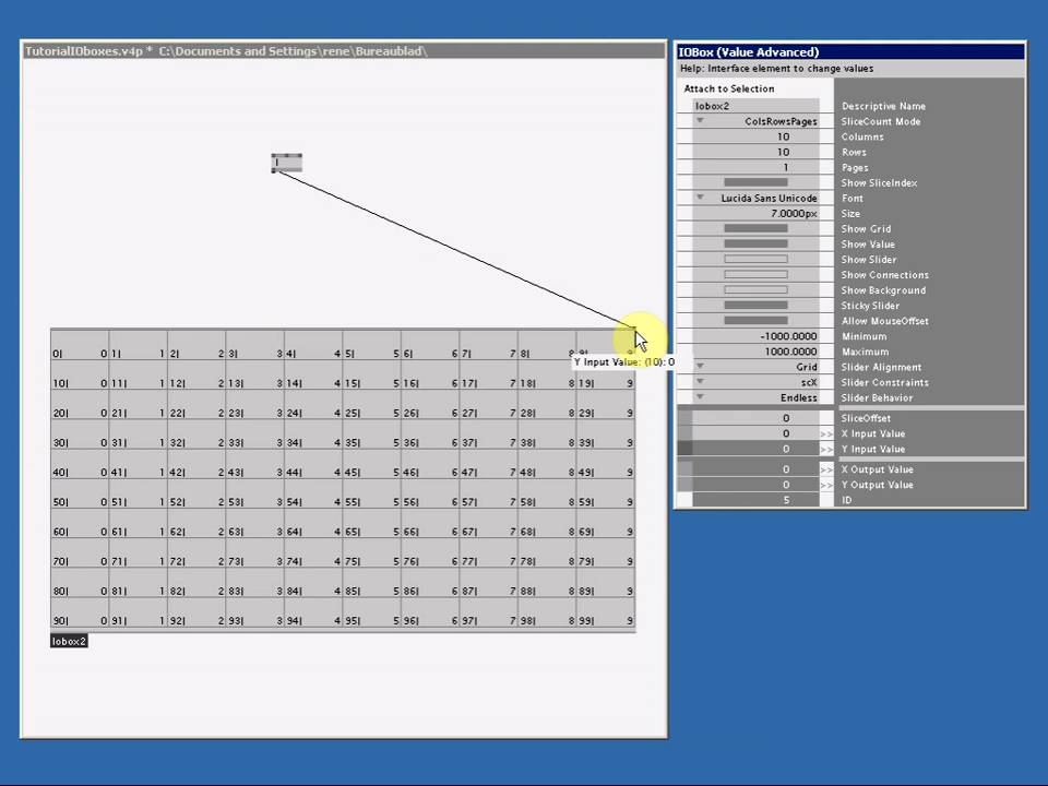 Tutorial 10 IObox Colums Rows And Slicecount YouTube