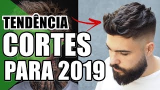 tendencia cabelo masculino 2019