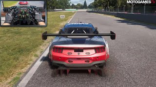 Rennsport - 2024 Ford Mustang GT3 at Monza | Moza DD R9 Gameplay screenshot 2