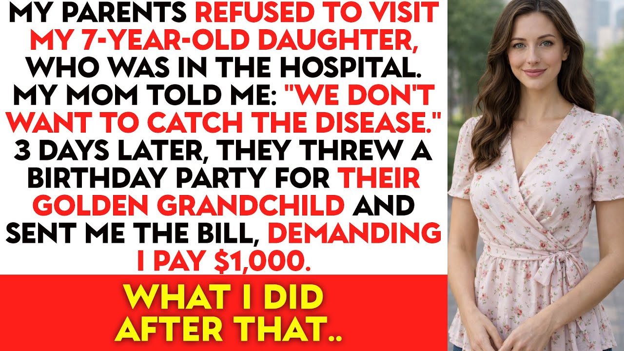 My Parents Abandoned My Sick Daughter, But Demanded $1,000 for a Party